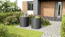 Hochbeet Terra Rund 858, Farbe granit