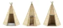 Holz Tipi Hideaway 170, Outdoor-Tipi für Kinder aus Holz, Spielzelt, 1,70 m hoch, natur