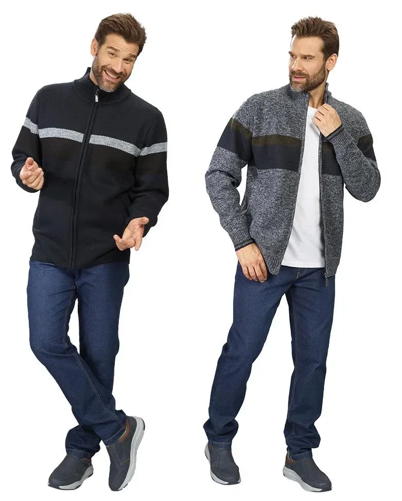 Strickjacke, Farbe marine, Gr.L