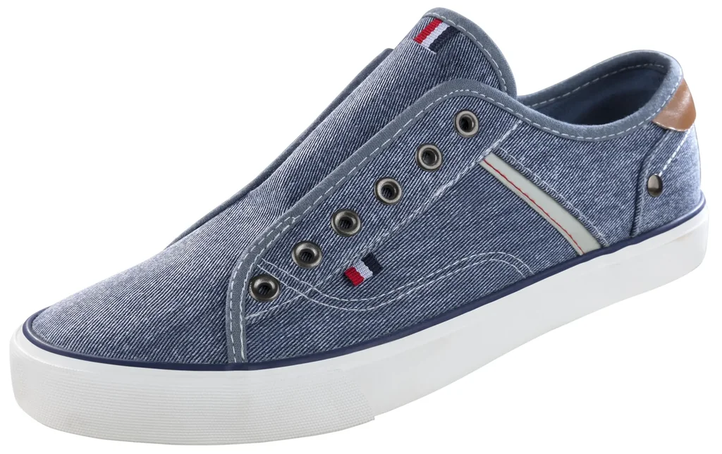Canvasslipper, jeansblau, Gr.42