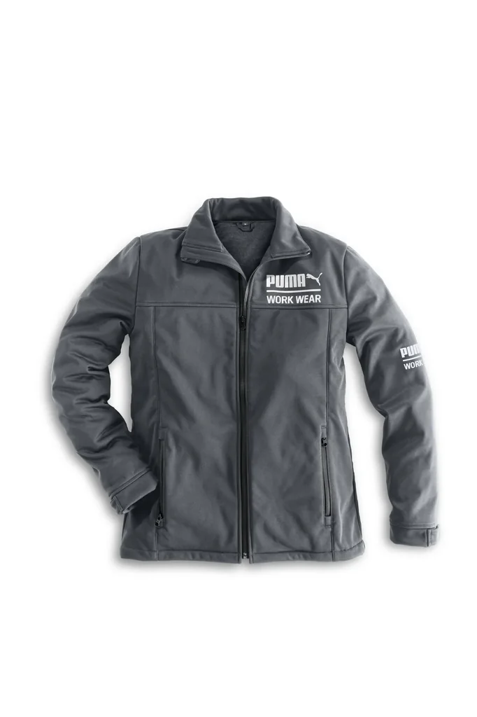Softshell-Arbeitsjacke CHAMP, Farbe stahlgrau/carbon, Größe M