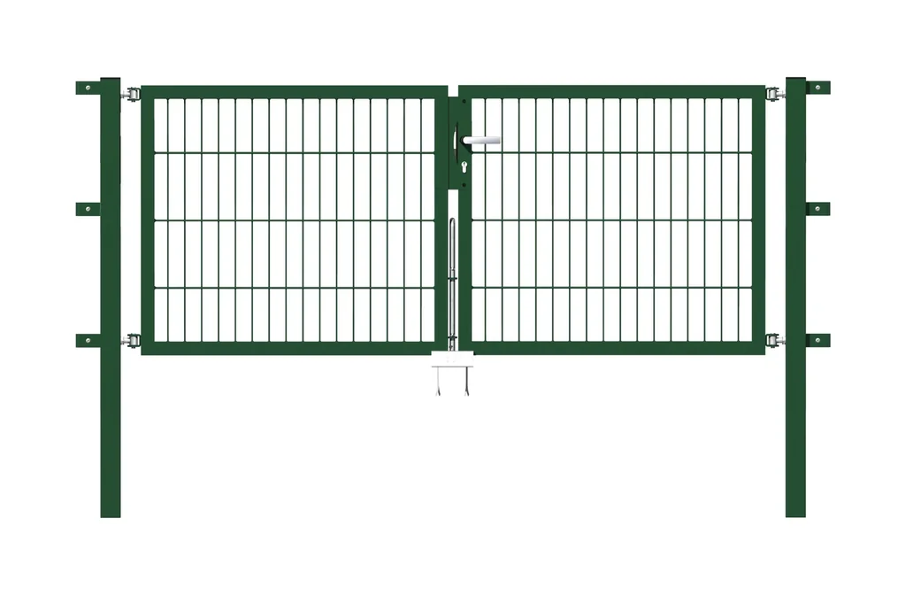 Doppeltor Flexo mit Zubehör, grün, Breite 200 cm, Höhe 140 cm, PF: 60x60 cm