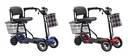 4-Rad E-Mobil Assisi 2.0 6 km/h Safety: 36V/10Ah Li-Ionen mit Gepäck-Tasche/-Korb, Blinker, faltbar, blau