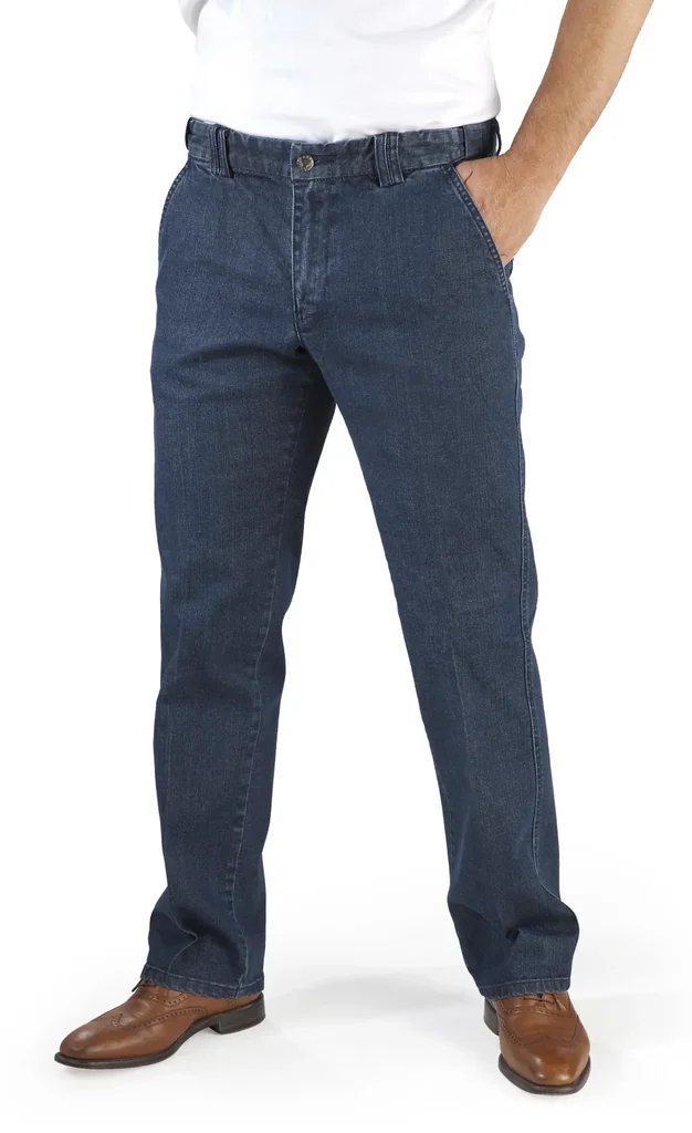 Jeans mit Komfortbund, Farbe bluestone, Gr. 30
