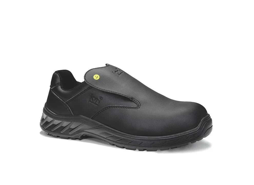 Sicherheitshalbschuh jo_CLEAN Slipper black Low ESD S3 Gr. 48