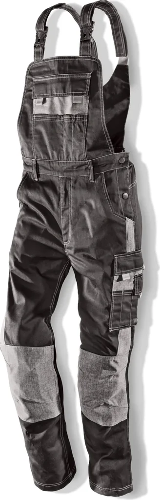 Berufslatzhose NITRO, schwarz-grau, Gr. S