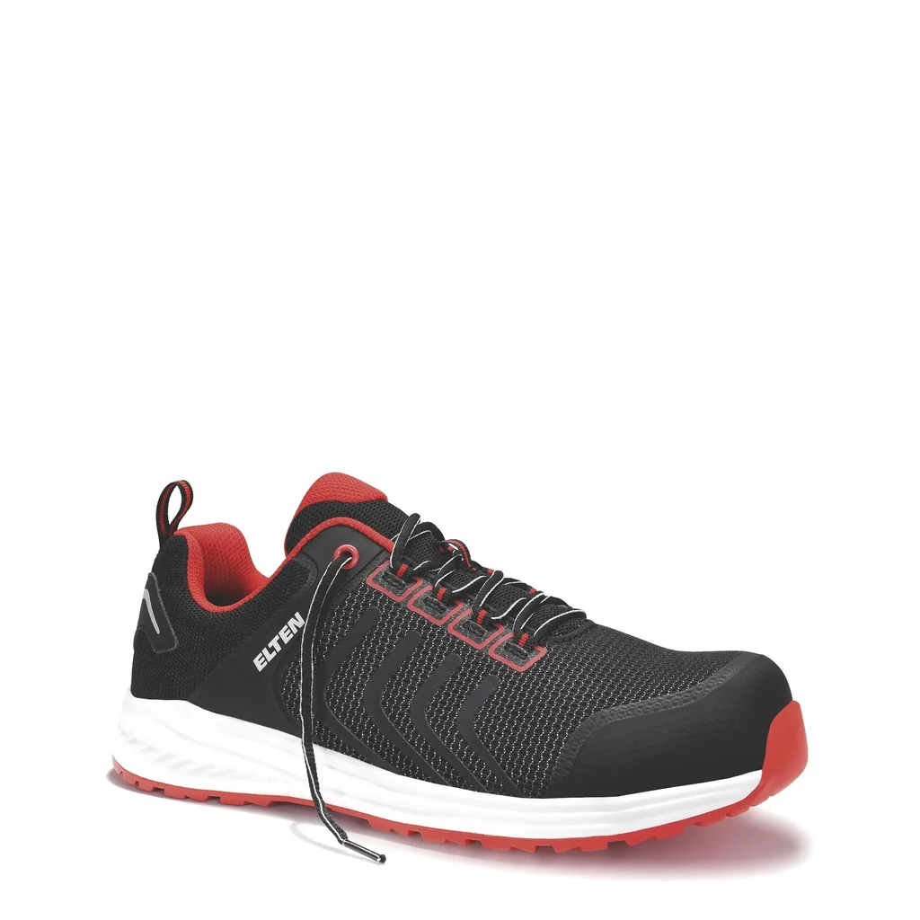 Sicherheitshalbschuh LIVAS black-red Low ESD S1P Gr. 36