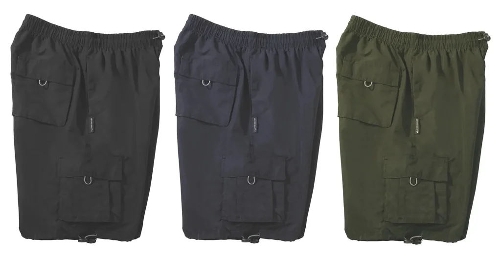Herren Shorts mit Gummizug, Farbe marine, Gr. XL
