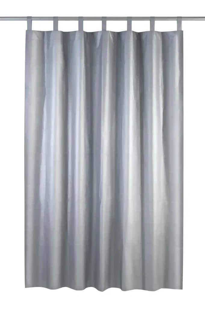 Isoliervorhang, beschichtet, mit Schlaufen, 130 x 200 cm, Silberfarben, 1 Stück