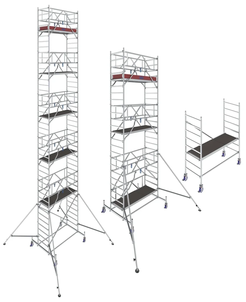 STABILO Fahrgerüst Serie 10, Feldlänge 2 m, Arbeitshöhe ca. 4,40 m