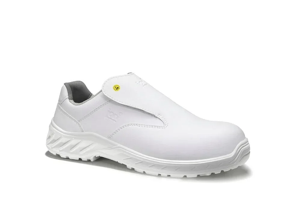 Sicherheitshalbschuh jo_CLEAN Slipper white Low ESD S3 Gr. 45