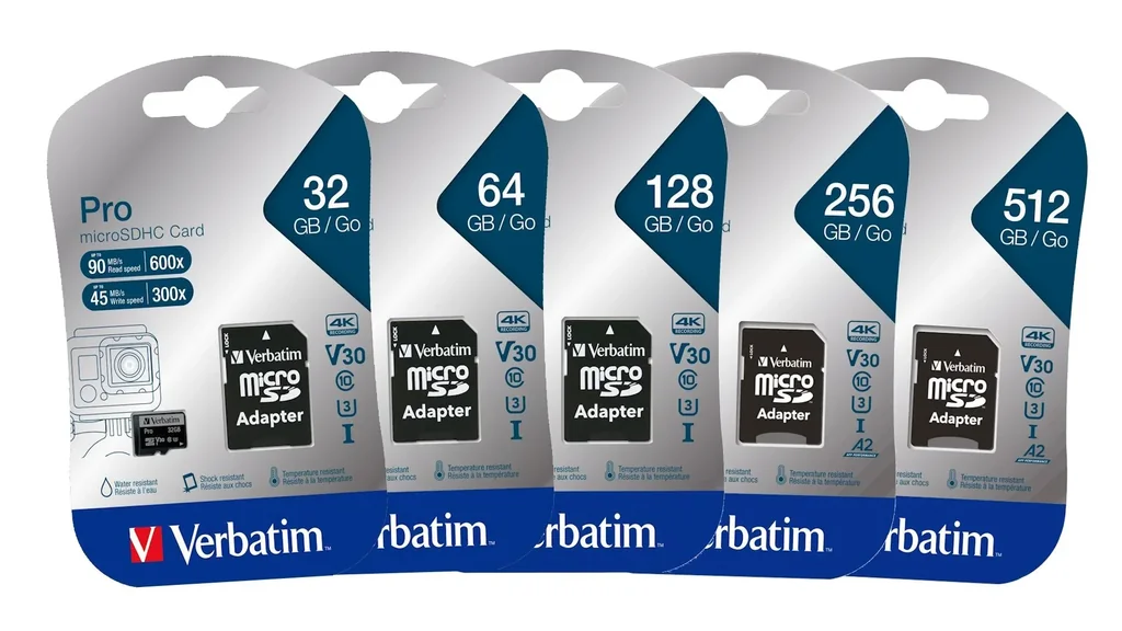 32 GB microSDHC Speicherkarte mit SD Karten-Adapter, U3, UHS-I