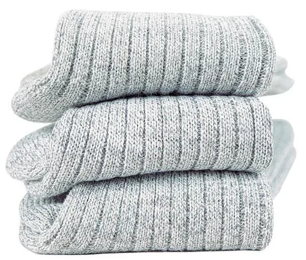 Norweger Socke, 3er Pack, grau, Größe 39/42