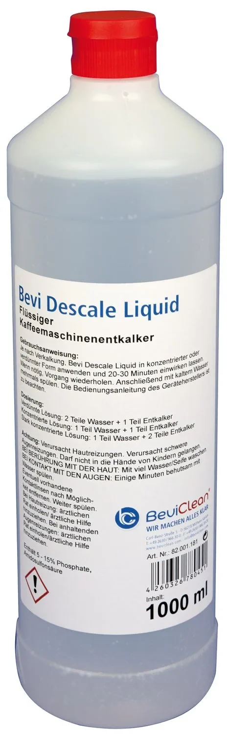 Reinigungsmittel, Kaffeemaschinenentkalker - 1L, Flasche