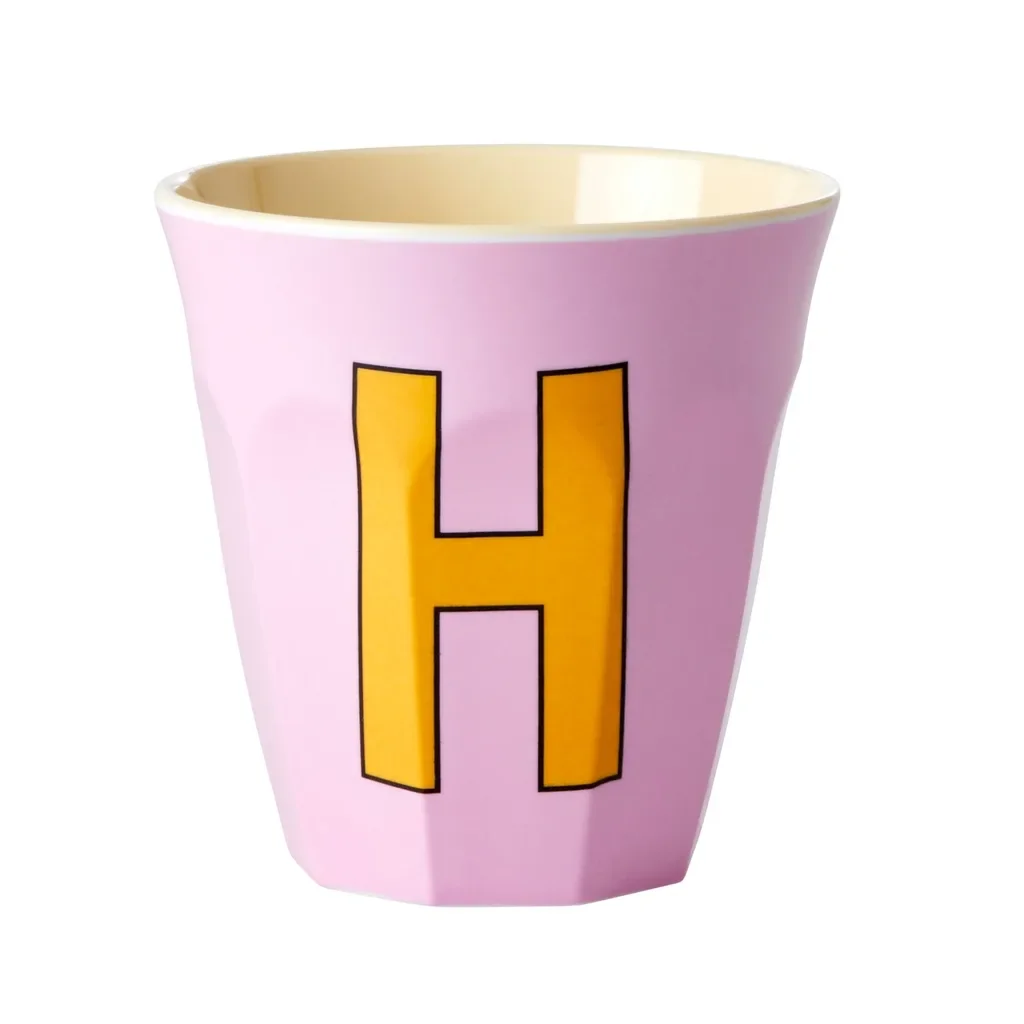 RICE Becher - H, 250 ml, Melamine, Farbe: rosa
