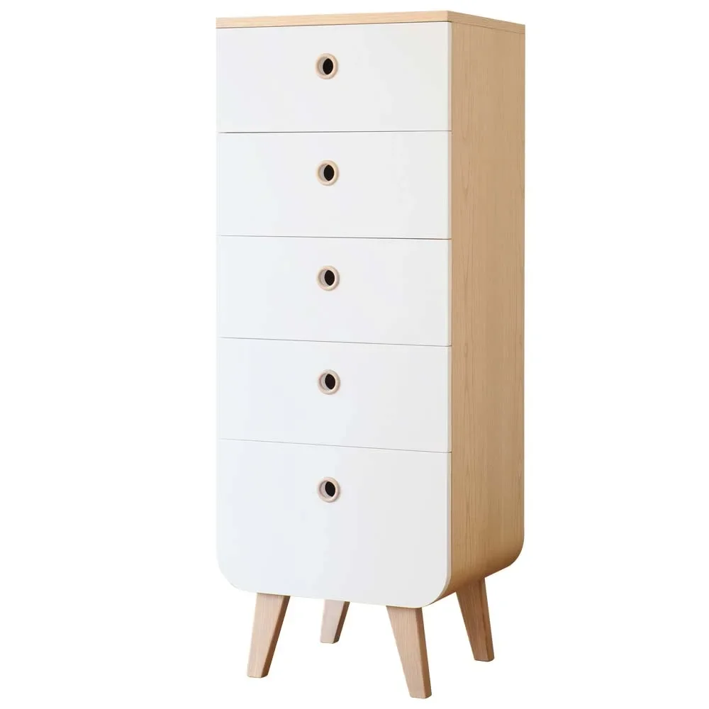 Laurette Chiffonier Kommode Zen, Farbe der Flächen: Weiss