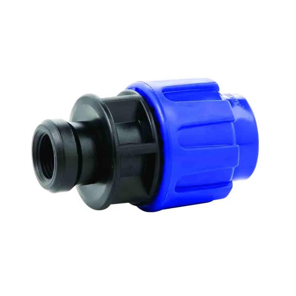 PE Rohr Verschraubung 32mm, Trinkwasser, PP Klemmverbinder