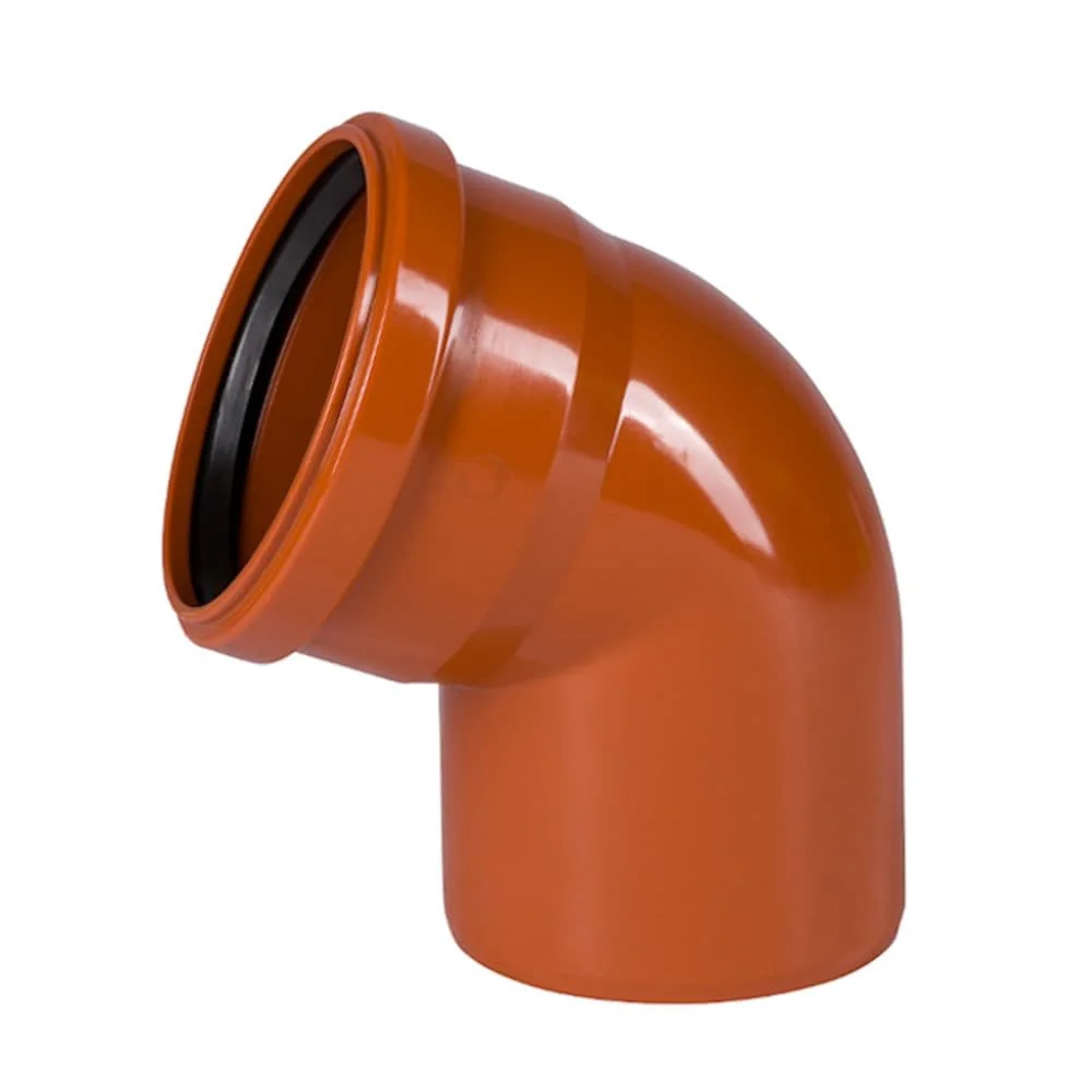 KG Bogen 160, DN 160, 67 Grad, Abwasserrohrbogen