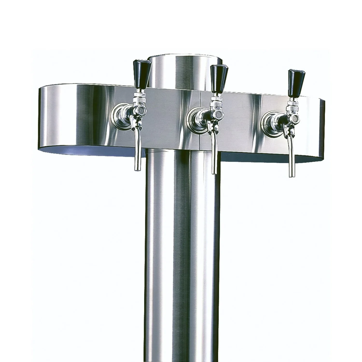Schanksäule, Bierzapfsäule - Modell „RJ3“ matt geschliffen 3-leitig