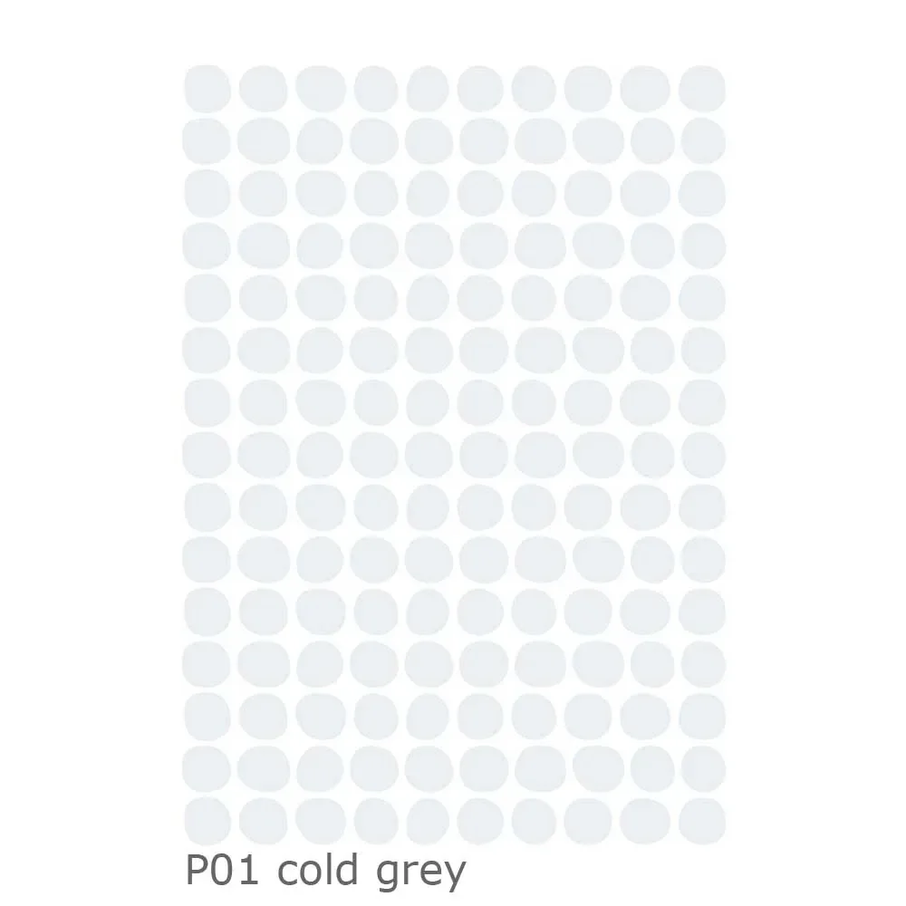 Lilipinso Wandsticker Basics Flecken, Farbe: warm grey