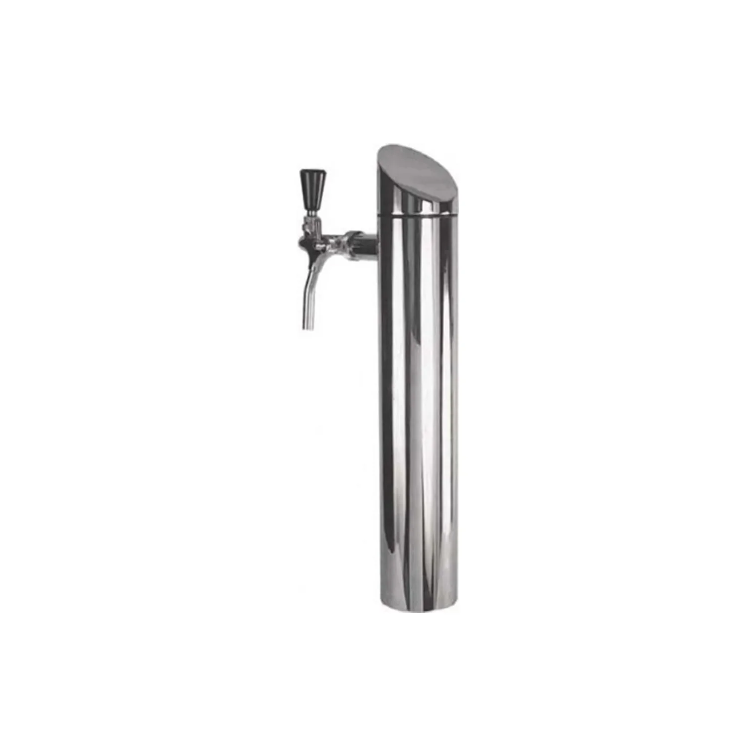 Schanksäule, Bierzapfsäule - Modell Tower, matt gebürstet, 1-leitig