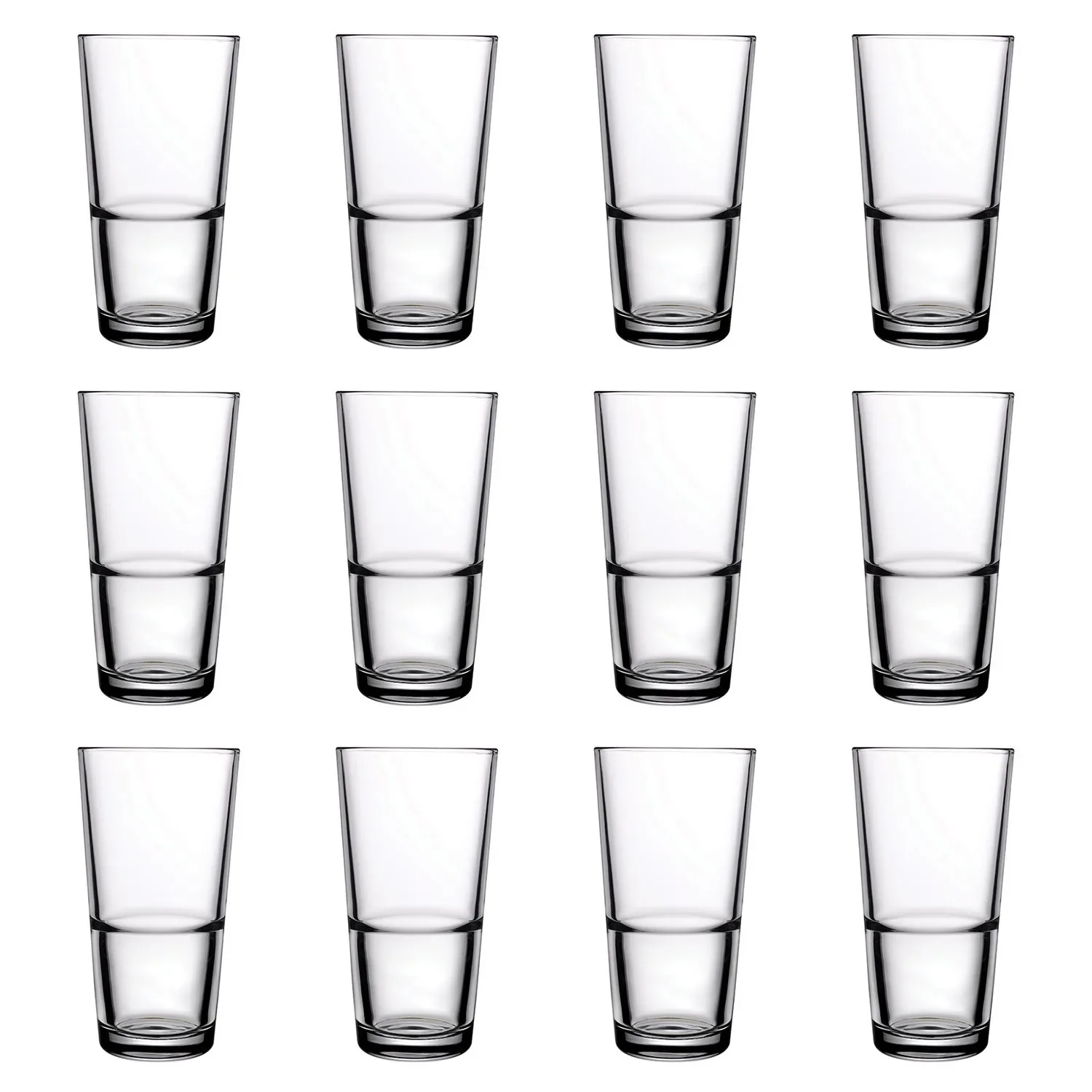 Longdrinkgläser, Trinkgläser - 12er-Set - Grande S, 480 ml