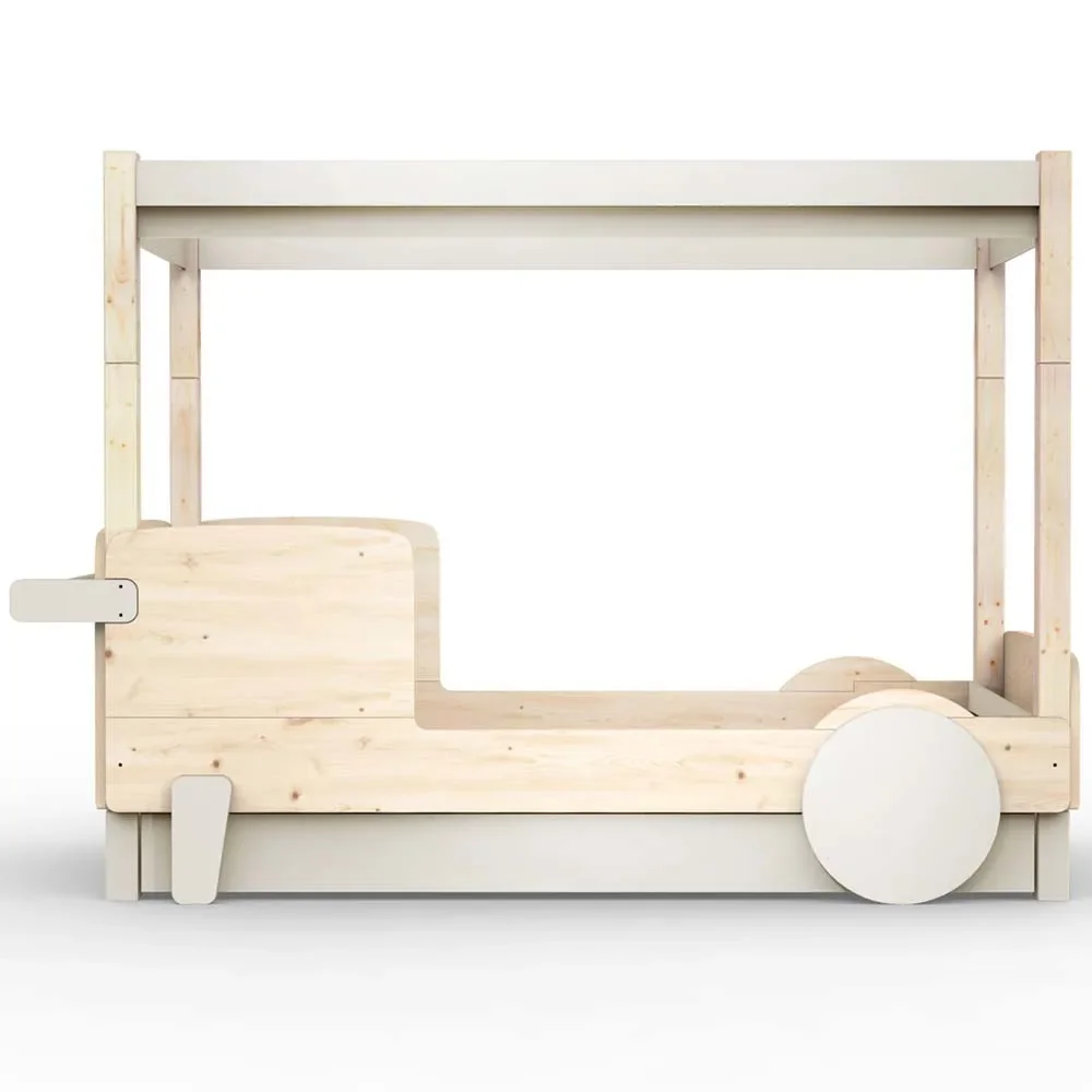 Mathy by Bols Himmelbett "Discovery" mit Bettschublade, Farbe Elemente: raw