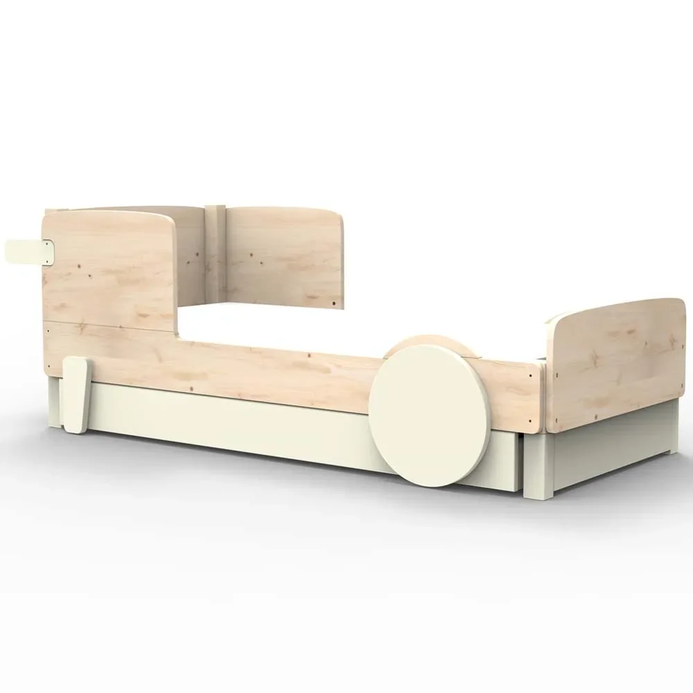 Mathy by Bols Einzelbett "Discovery" mit Bettschublade, Farbe Elemente: beige ivory