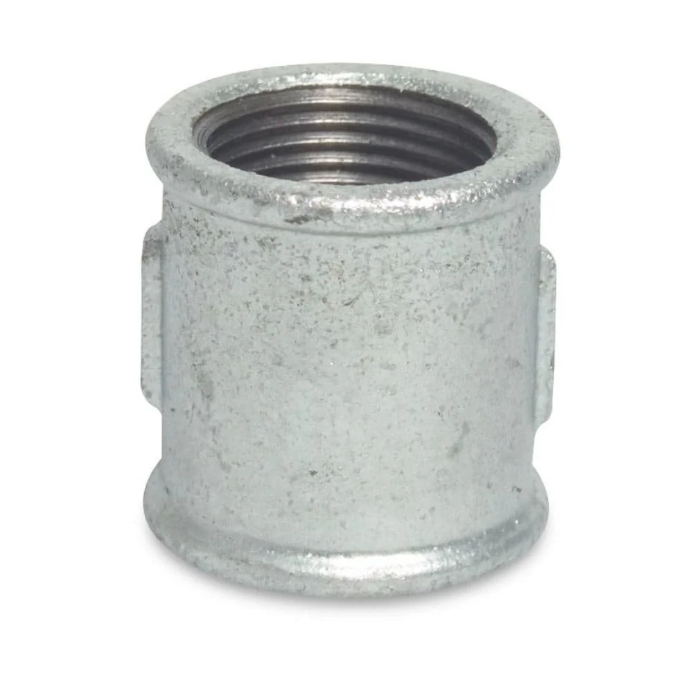 Muffe 3/4 Zoll, Gewindefitting Temperguss, Tempergussfitting, IG x IG