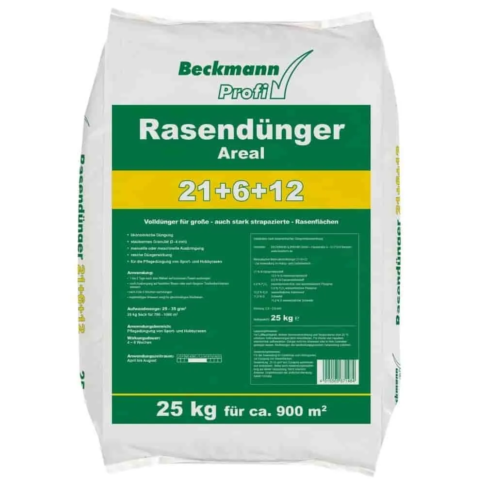 Rasendünger 25kg, Sofortwirkung, Volldünger für Rasenflächen