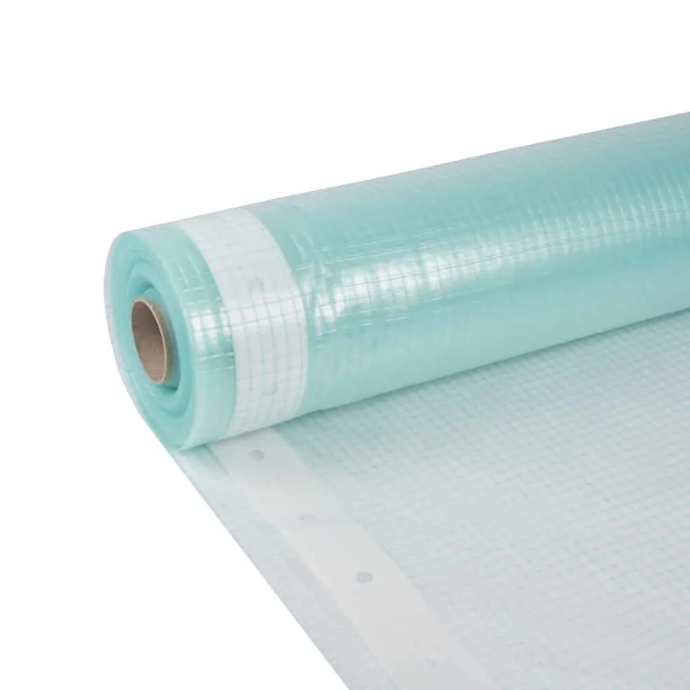 Gitterfolie, Gewächshausfolie, 1,5 Breite x 13 Meter, Folie mit Nagelrand