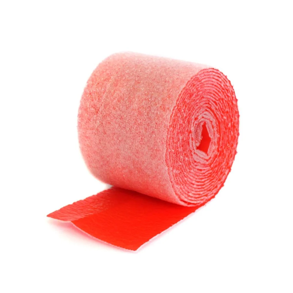 Kabelwickelband, 70mm, rot, PE-Schutzfolie, hitzebeständig