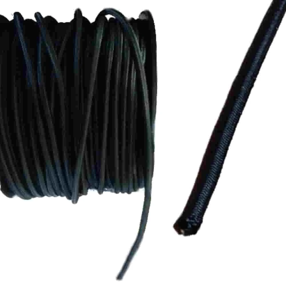 Expanderseil 8 mm, schwarz, 5 Meter, Gummiseil für Abdeckplane
