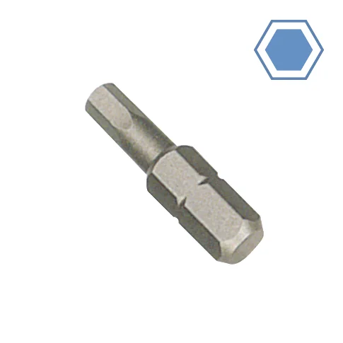 Innensechskant 2,5 mm, Innensechskant, L=25mm, S2 Stahl