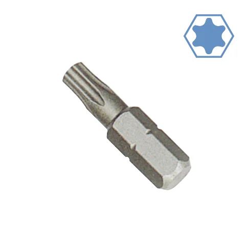 Innensechskant Bit, T7 Innensechskant Bit, 25mm, 1/4 Zoll, S2 Stahl