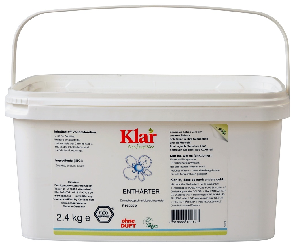 KLAR Enthärter 2.4kg ohne Duft