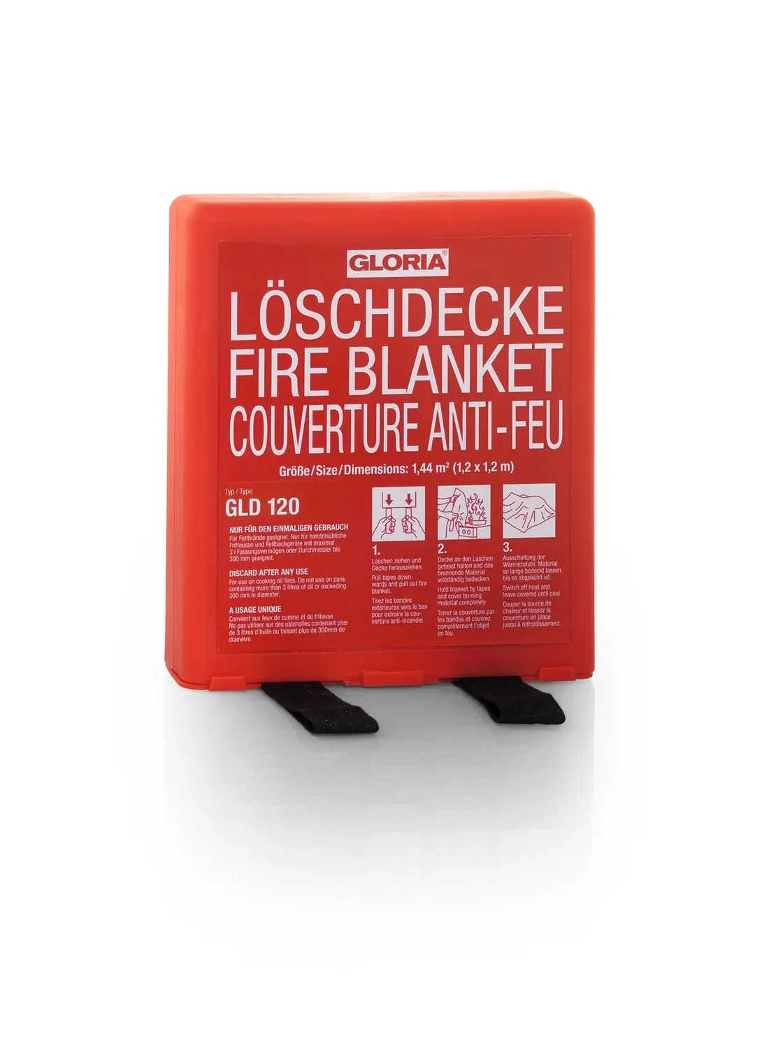 Löschdecke - GLD120 aus silikonbeschichtetem Glasfasergewebe