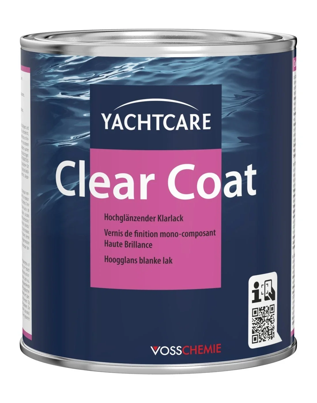 YACHTCARE Clear Coat 750 ml transparent hochglänzender Klarlack