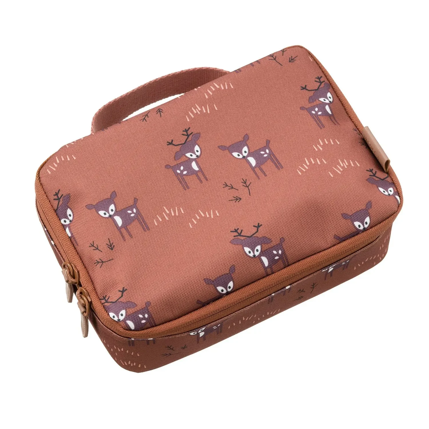 Fresk Kühltasche, Lunchbox, 24x15x7 cm, Farbe: Hirsch bernsteinbraun