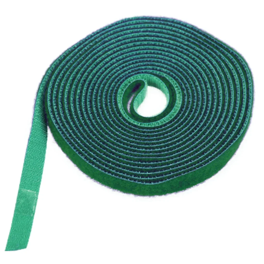 Pflanzenbinder-Klettband, 5 m, grün