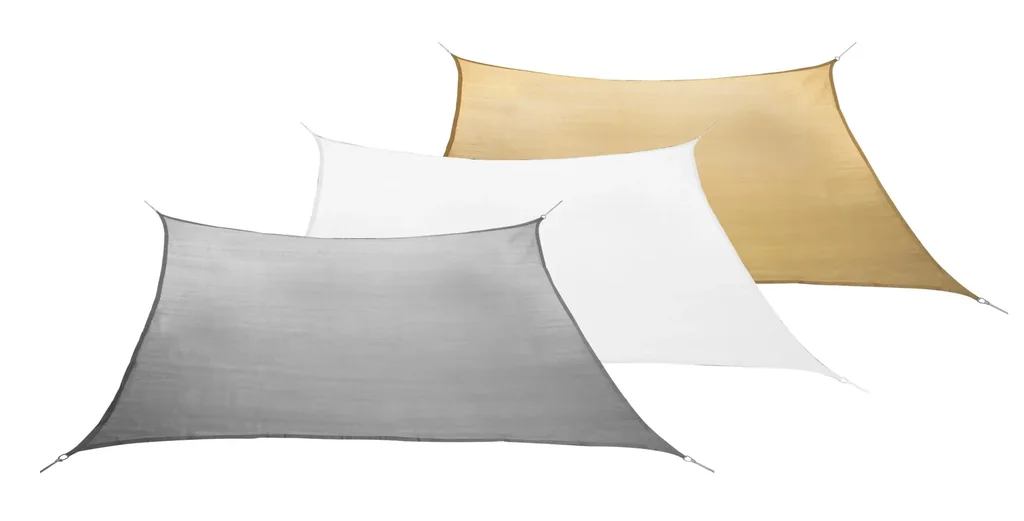 Balkon-Sonnensegel  HDPE weizen  270 x 140cm