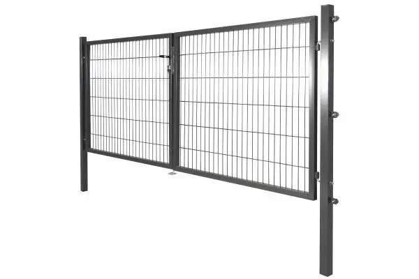 Gartentor für Standard Stabmatte zweiflügelig, 2x 150 x 75 cm