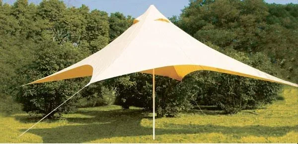Sonnensegel  Pyramide für Camping und Freizeit Set