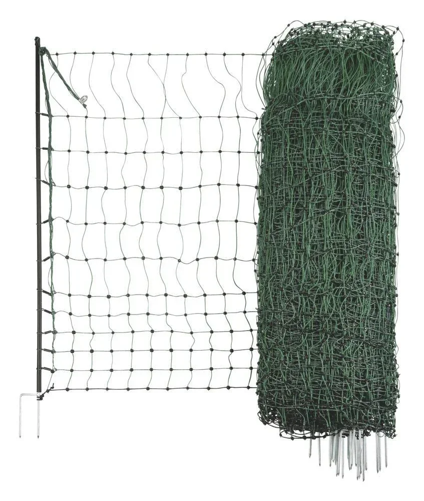 Geflügelnetz 106 cm mit Doppelspitze, 50 m, nicht elektrifizierbar