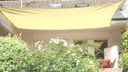 Viereck-Sonnensegel HDPE weizen 400 x 500cm