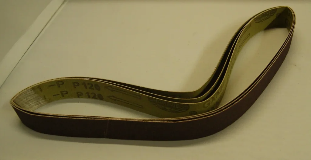 3 Stück Schleifbänder K 100/ 25 x 760 mm