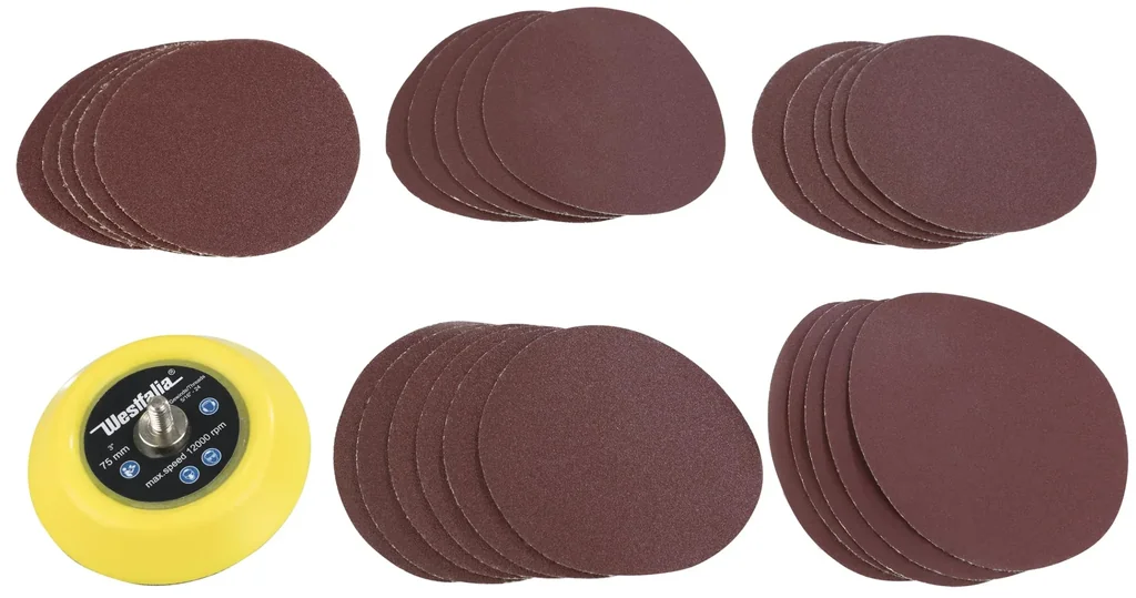 Schleifpapier Set, 26-teilig