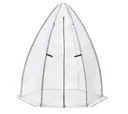 Zelt Winterzelt 160x160x183 cm Weiß