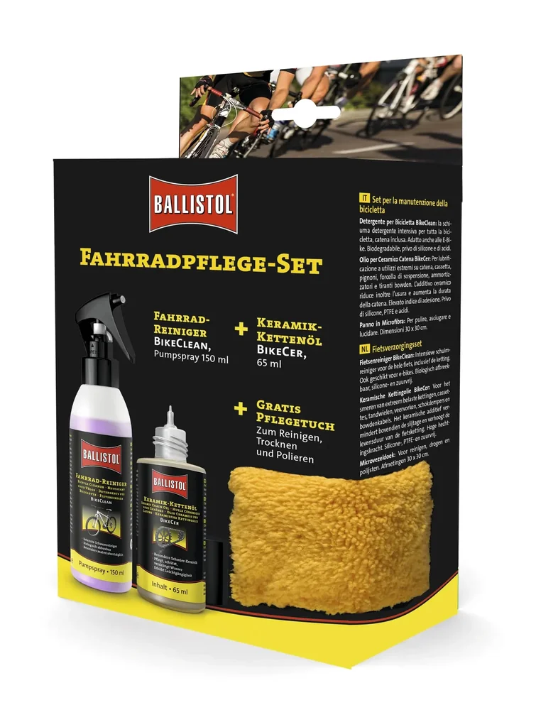Fahrradpflege-Set - 3 teilig
