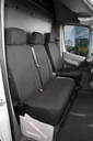 Passform Sitzbezüge Ford Transit für Einzelsitz und Doppelbank vorne aus Stoff ab BJ 08/2000 bis 04/2014